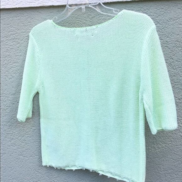 Tommy Hilfiger Mint Green Cardigan Petite Small - Picture 4 of 7